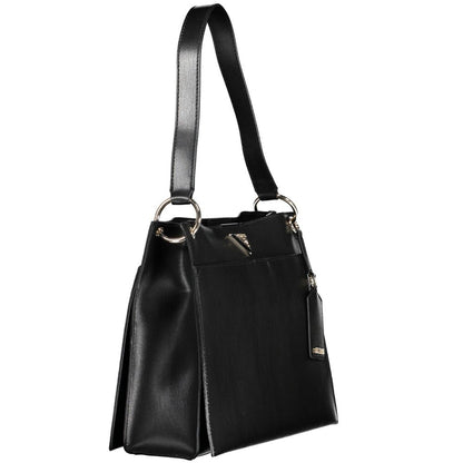 Guess Jeans Black Polyurethane Women Handbag