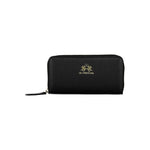 La Martina Black Polyethylene Wallet LA-20572