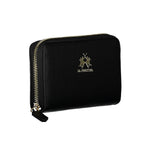 La Martina Black Polyethylene Wallet LA-20572