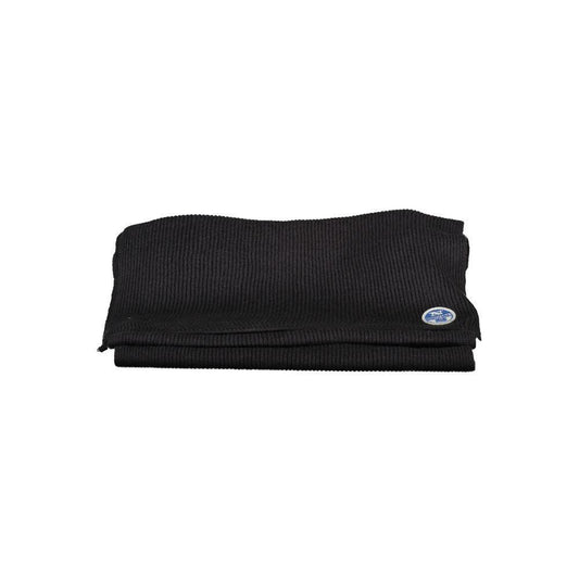 North Sails Black Cotton Scarf NO-23392