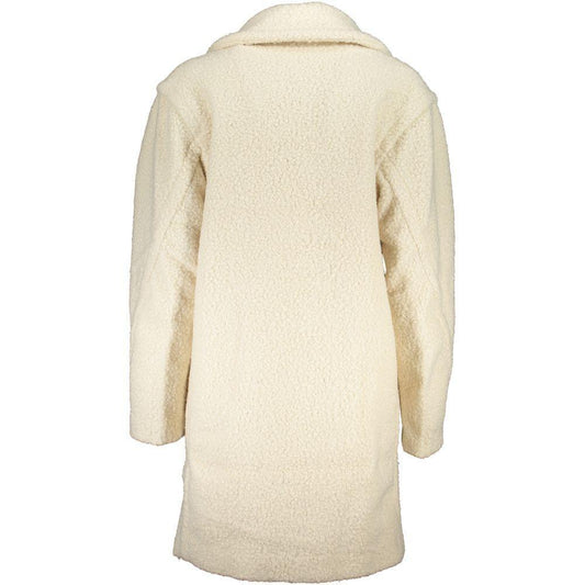 Desigual White Polyester Jackets & Coat DE-24913-S