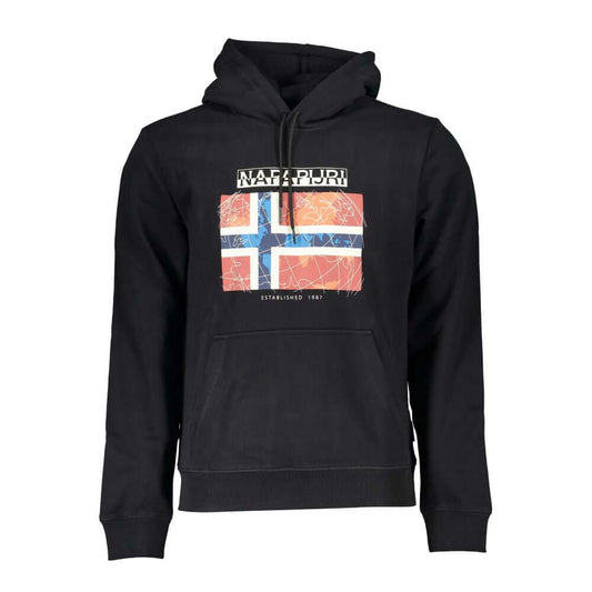 Napapijri Black Cotton Sweater NA-25269-XS