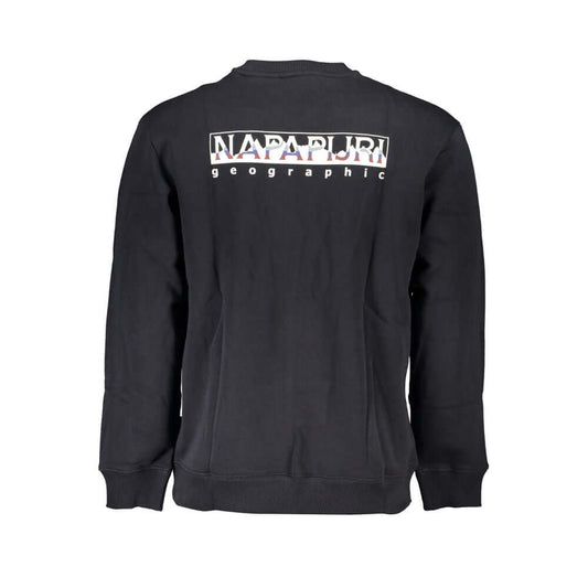 Napapijri Black Cotton Sweater NA-25279-S