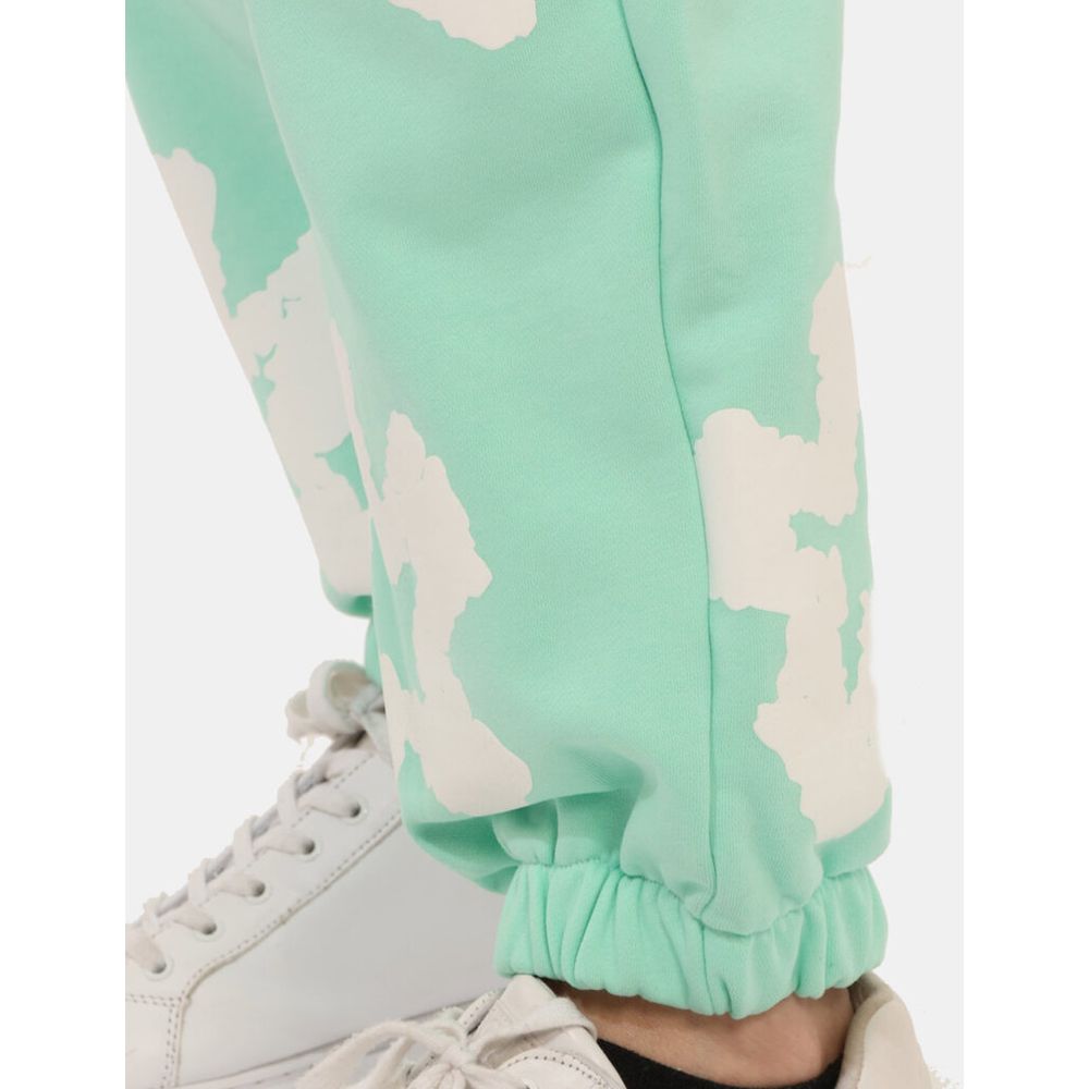 Comme Des Fuckdown Green Cotton Women Sweatpant