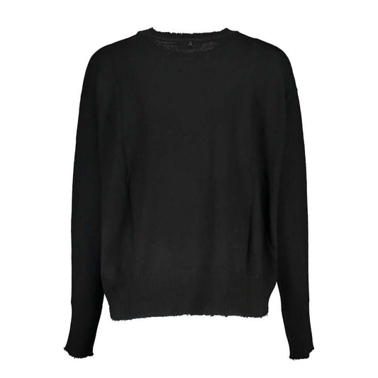 Patrizia Pepe Black Fabric Sweater PA-26487-XS