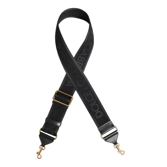 Dolce & Gabbana Black Solid Viscose Bag Shoulder Strap WMB556