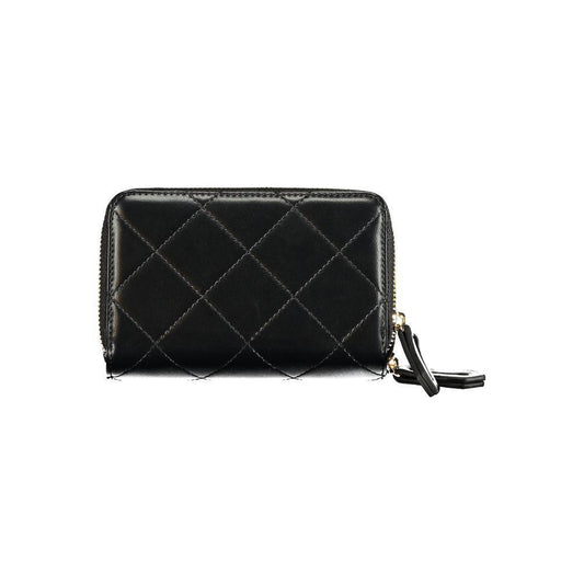 Mario Valentino Black Polyethylene Women Wallet VA-33513