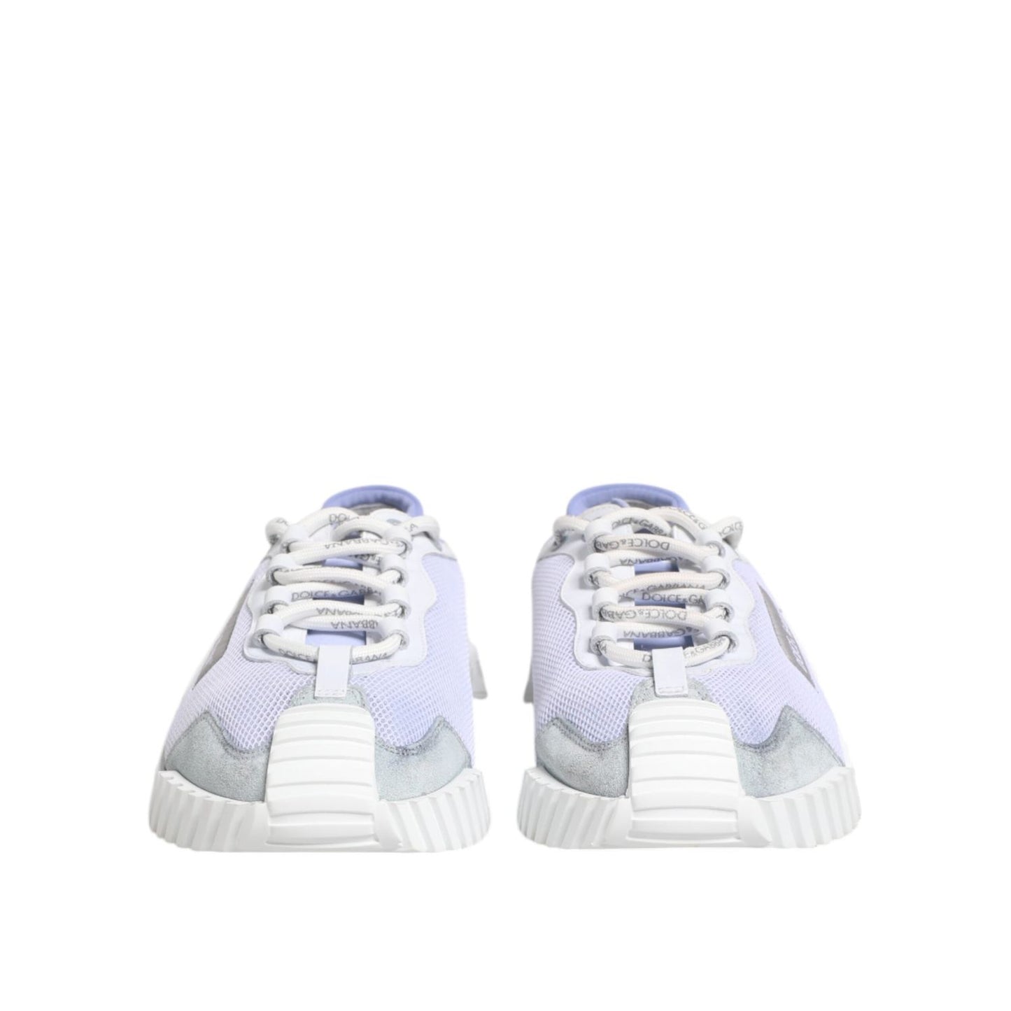 Dolce & Gabbana Purple White NS1 Lace Up Low Top Sneakers Shoes MV7854-42