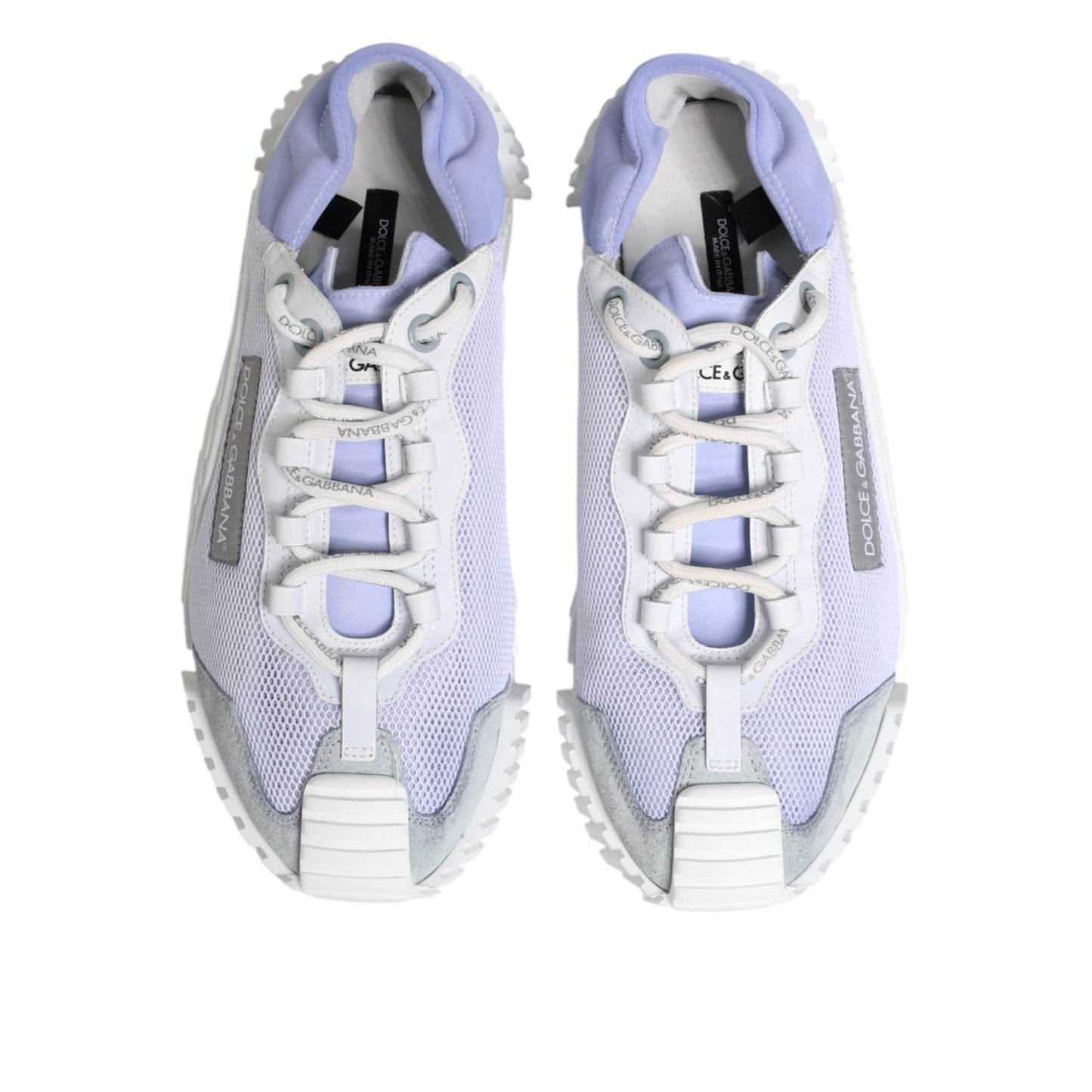 Dolce & Gabbana Purple White NS1 Lace Up Low Top Sneakers Shoes MV7854-42
