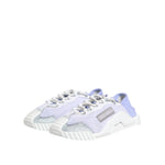 Dolce & Gabbana Purple White NS1 Lace Up Low Top Sneakers Shoes MV7854-42