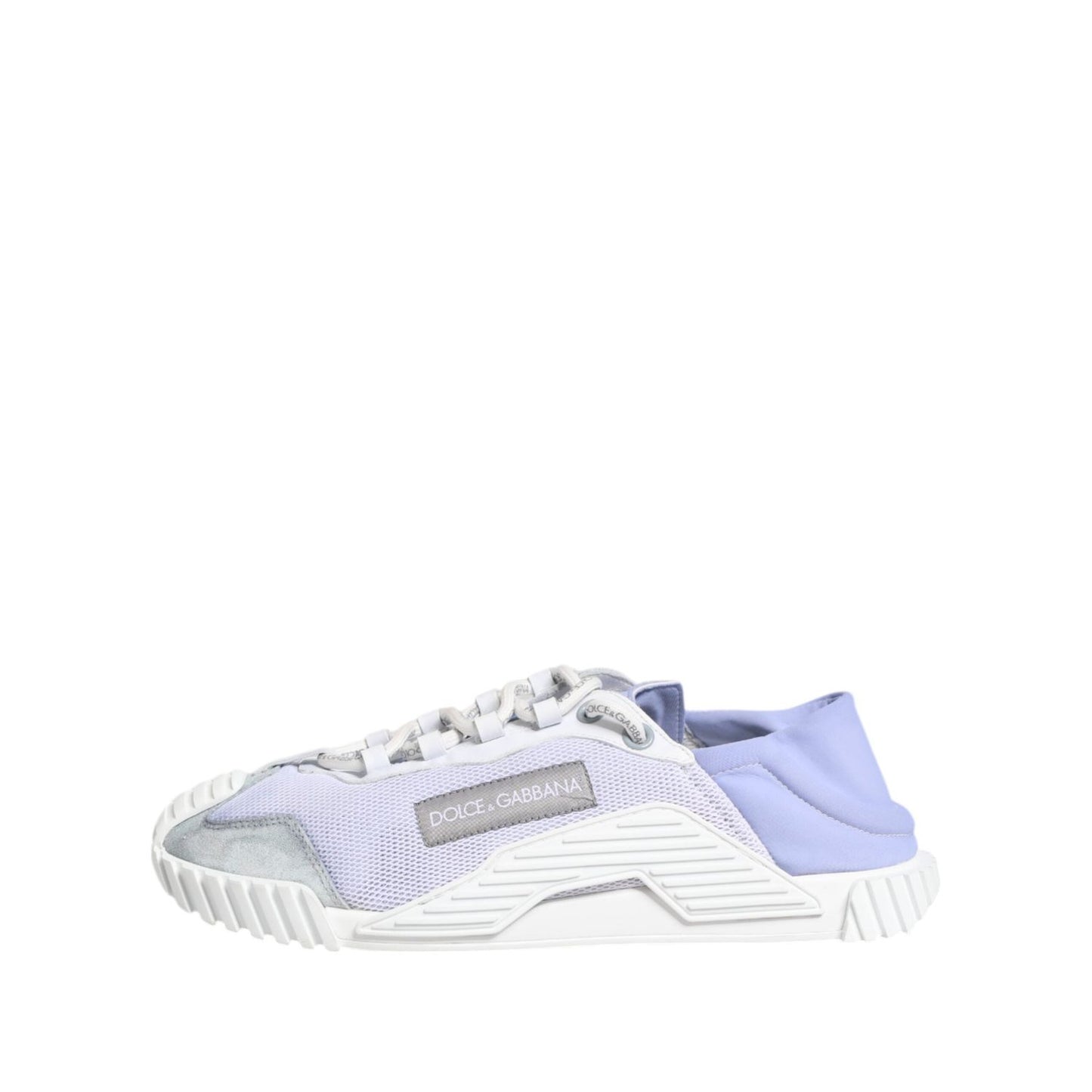 Dolce & Gabbana Purple White NS1 Lace Up Low Top Sneakers Shoes MV7854-42