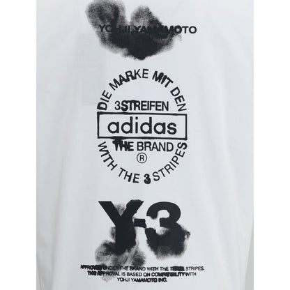 Y-3 White Cotton T-Shirt