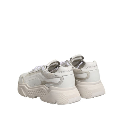 Dolce & Gabbana White Daymaster Low Top Sneakers Shoes