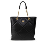 Dolce & Gabbana Black Leather Tote Bag DO&-9571676