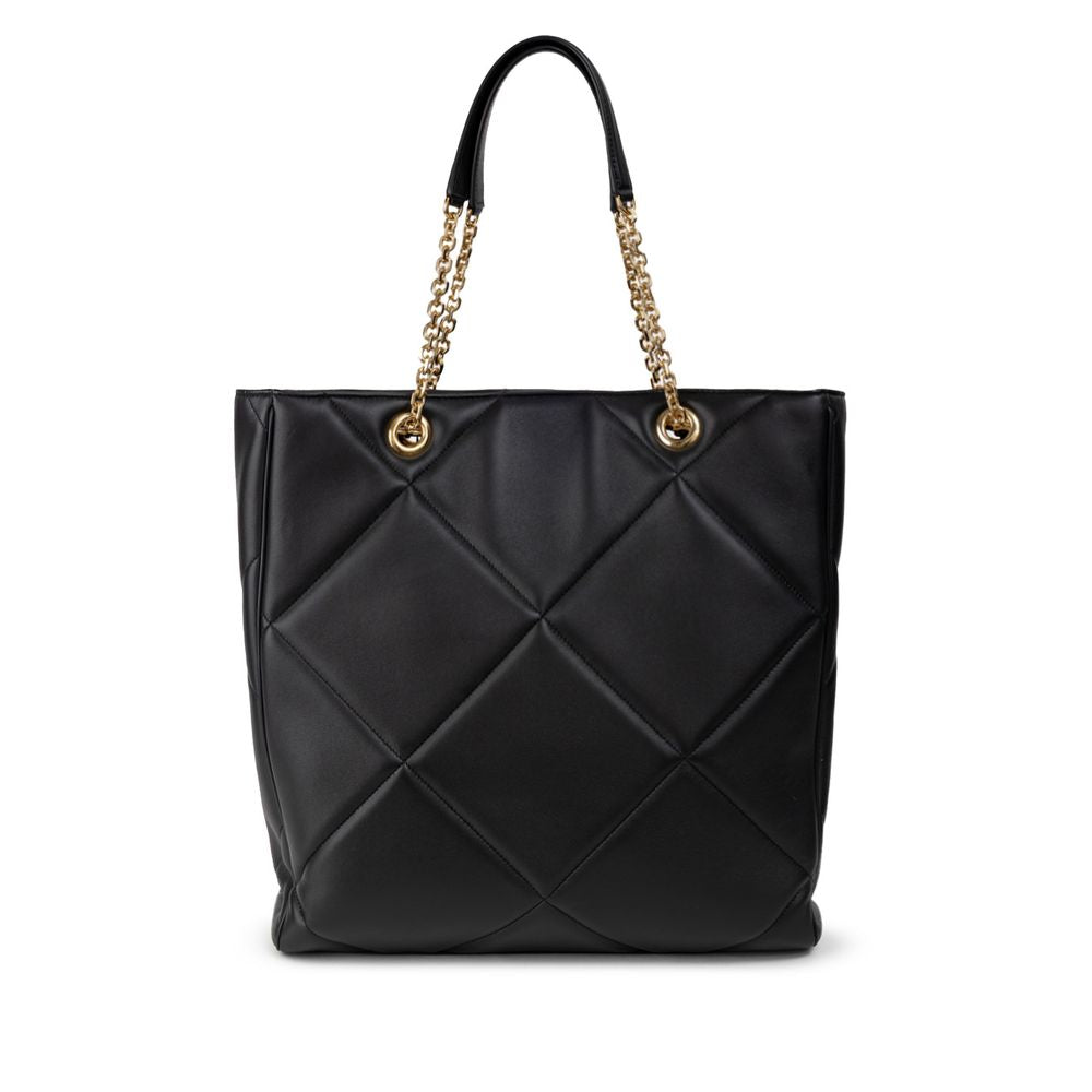 Dolce & Gabbana Black Leather Tote Bag DO&-9571676