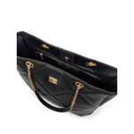 Dolce & Gabbana Black Leather Tote Bag DO&-9571676