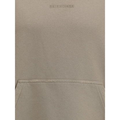 Balenciaga Beige Cotton Sweatshirt