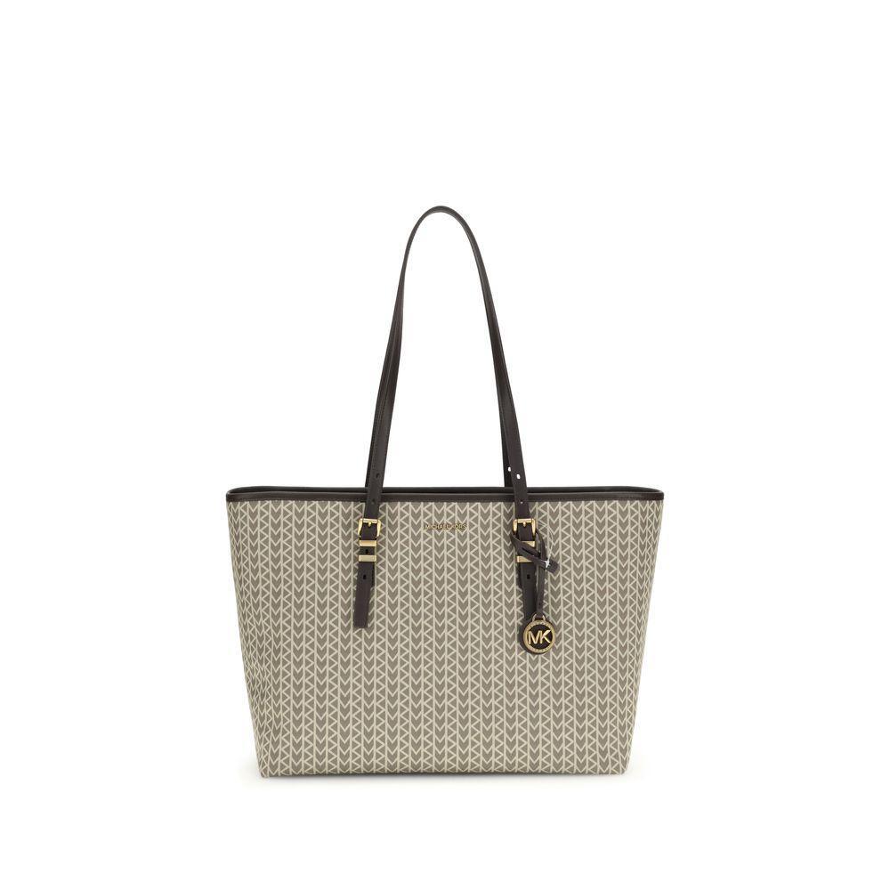 Michael Kors Quinn large jacquard logo Tote Bag MI30T5AQNT9O270BB