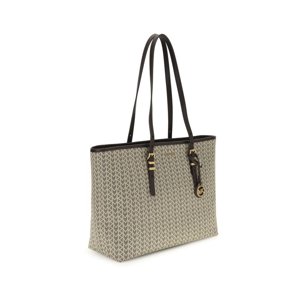 Michael Kors Quinn large jacquard logo Tote Bag MI30T5AQNT9O270BB