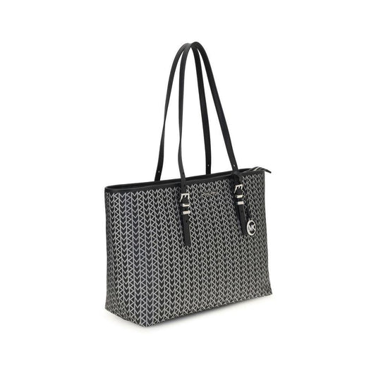 Michael Kors Quinn large jacquard logo Tote Bag MI30T5SQNT9O001BB