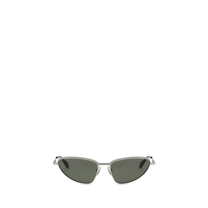 Alexander McQueen Silver Metal Sunglasses