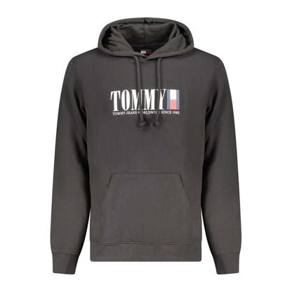 Tommy Hilfiger Black Cotton Men Sweater