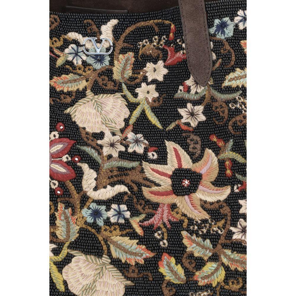 Valentino Garavani Floral embroideried Nellcote Tote Bag VA6W0B0R79LYCRCBBB