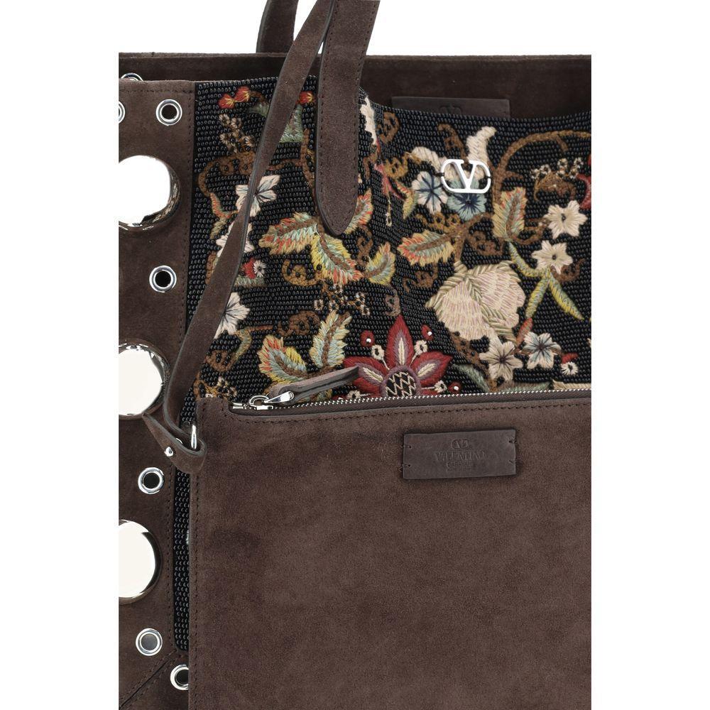 Valentino Garavani Floral embroideried Nellcote Tote Bag VA6W0B0R79LYCRCBBB
