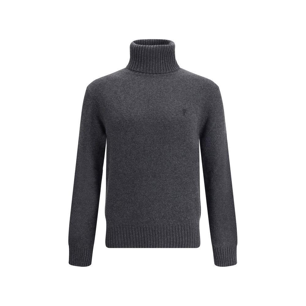 Ami Paris Pull Col Roule Ami De Coeur AM-HKS831005020-S