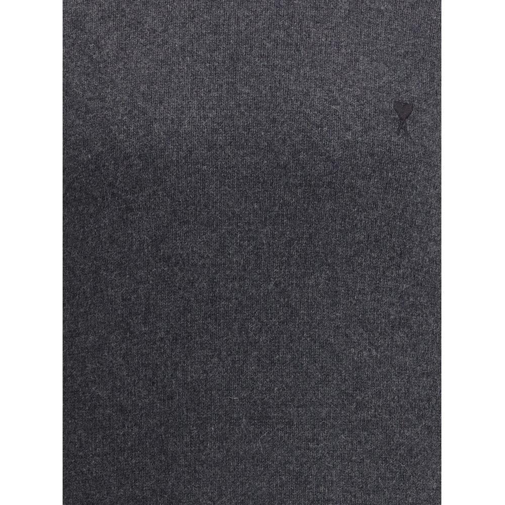 Ami Paris Pull Col Roule Ami De Coeur AM-HKS831005020-S