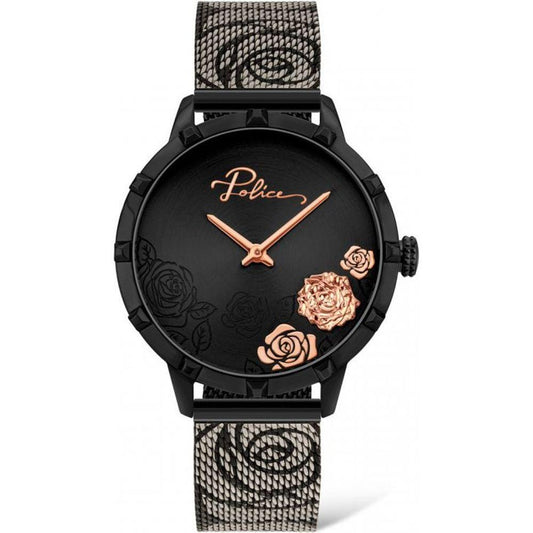 Police Black Stainless Steel Watch POPL16040MSB02MMAC