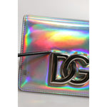 Dolce & Gabbana Metallic Silver Holographic Shoulder Crossbody Bag BAG4486