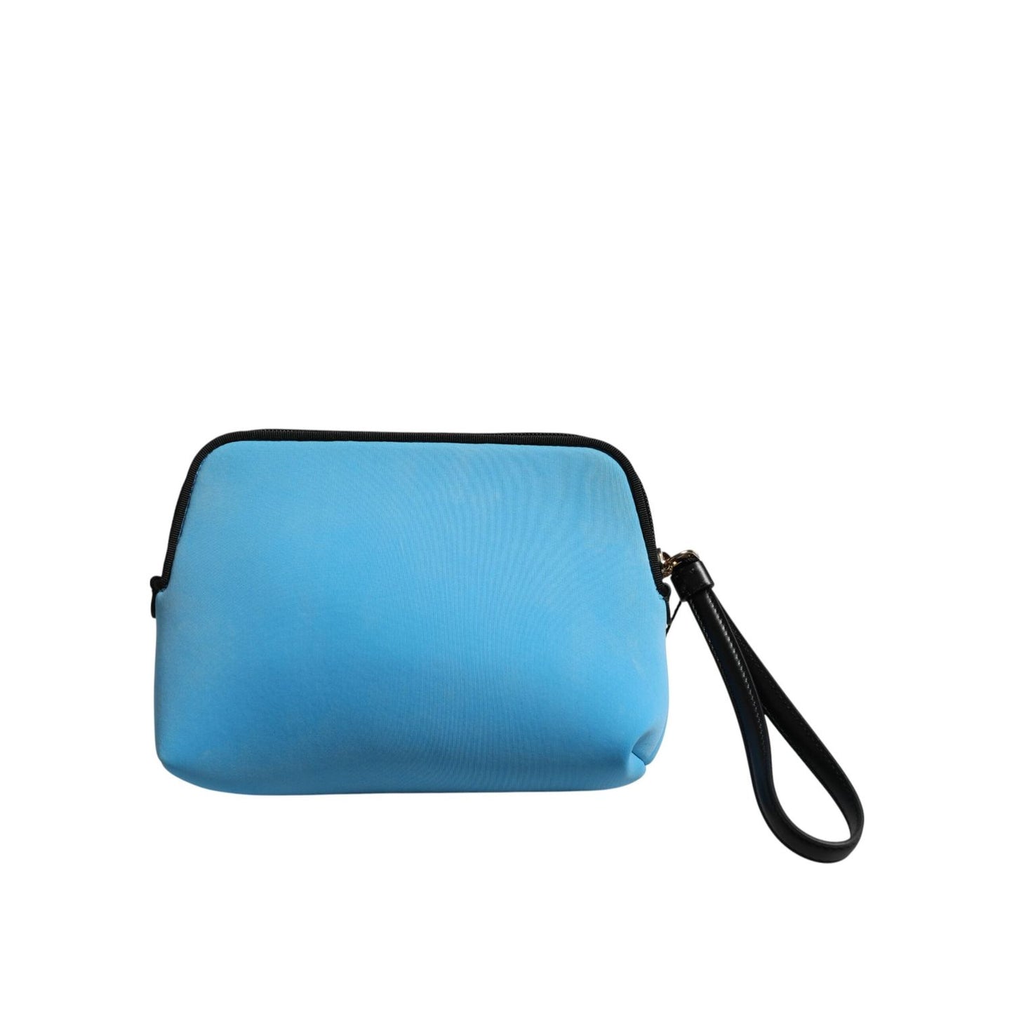 Dolce & Gabbana Blue Nylon DG Logo Print Clutch Zip Pouch Bag BAG4659