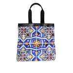 Dolce & Gabbana Multicolor Maiolica Print Tote Shoulder Strap Bag BAG4707