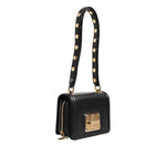 Dolce & Gabbana Black Joy Therapy Lola Studded Leather Shoulder Bag BAG4716