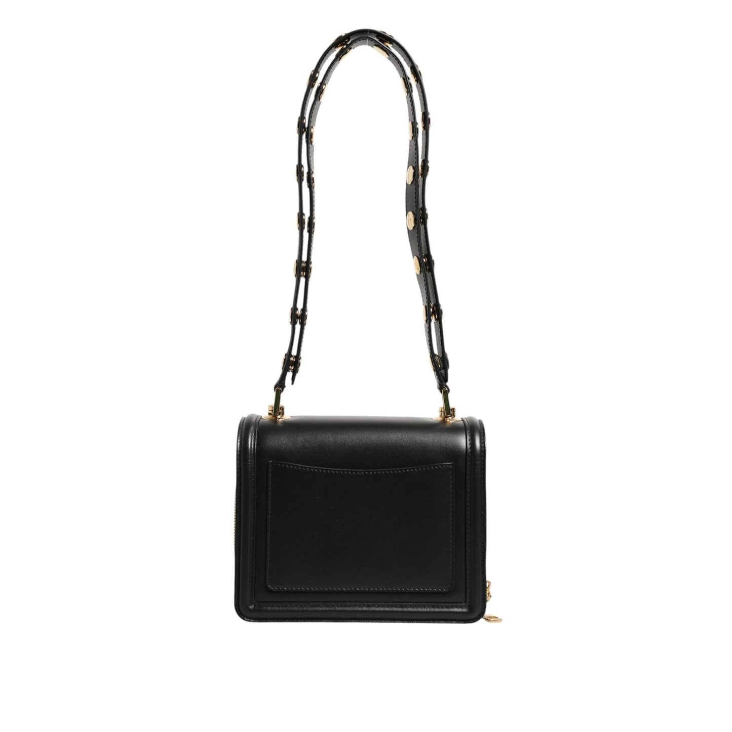 Dolce & Gabbana Black Joy Therapy Lola Studded Leather Shoulder Bag BAG4716