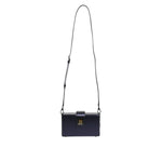 Dolce & Gabbana Blue DG BOX Lambskin Leather Crossbody Strap Bag BAG4718