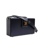 Dolce & Gabbana Blue DG BOX Lambskin Leather Crossbody Strap Bag BAG4718