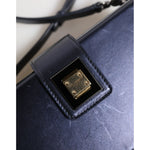Dolce & Gabbana Blue DG BOX Lambskin Leather Crossbody Strap Bag BAG4718