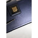 Dolce & Gabbana Blue DG BOX Lambskin Leather Crossbody Strap Bag BAG4718