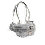 Dolce & Gabbana Silver Crystal-Embellished Belt Strap Bag BAG4725