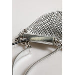 Dolce & Gabbana Silver Crystal-Embellished Belt Strap Bag BAG4725