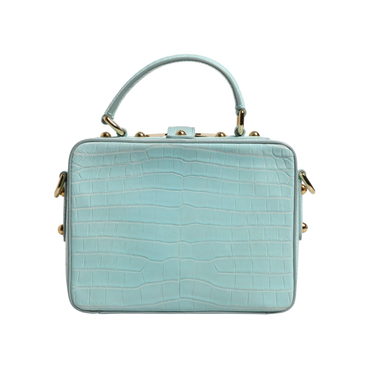 Front view with bag zipped and handles upright.