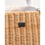 Dolce & Gabbana Beige Fiber Vegetable Basket Handbag Tote Bag BAG4731