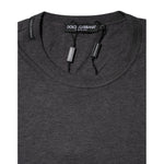Dolce & Gabbana Dark Gray Crew Neck Short Sleeves T-shirt TSH91052-60