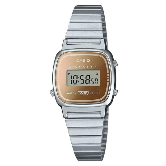 Casio Gray Stainless Steel Watch CALA670WES4AEFAC