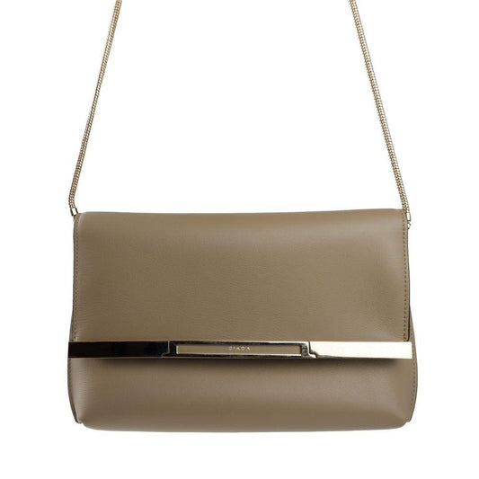 Giada Beige Leather Crossbody Bag GI-15756