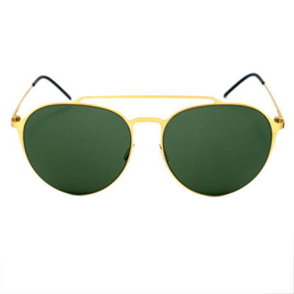Italia Independent Gold Metal Sunglasses