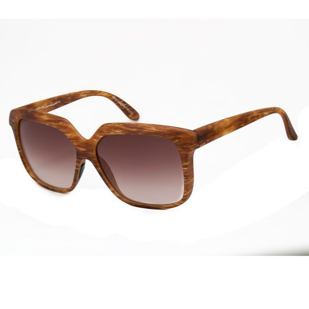 Italia Independent Brown Acetate Sunglasses