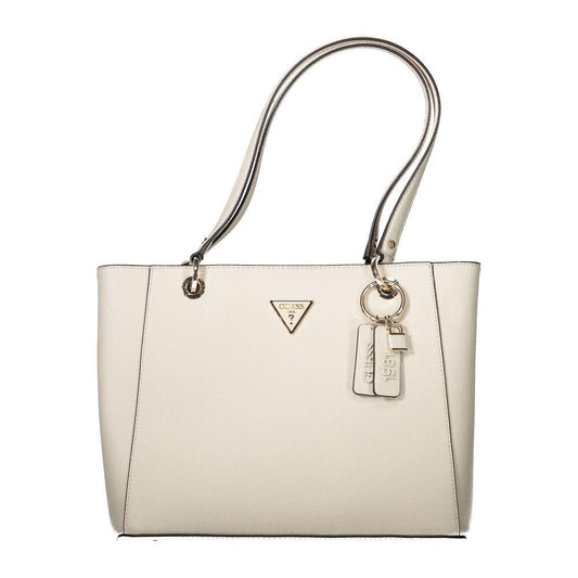 Guess Jeans Beige Polyethylene Handbag GU-34080